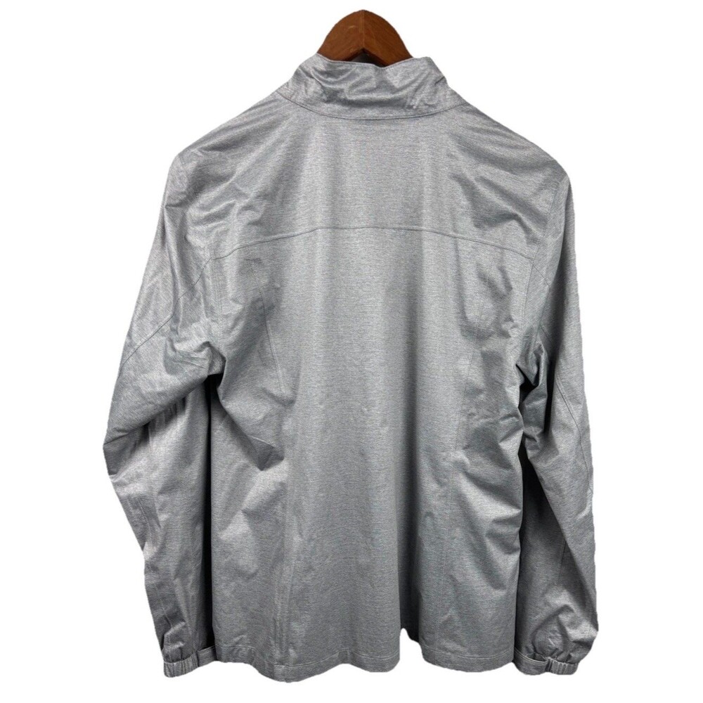 NWT Lady Hagen Full Zip Rain Jacket Lt Heather Grey NWT Medium MSRP $80 Golf - Picture 2 of 7